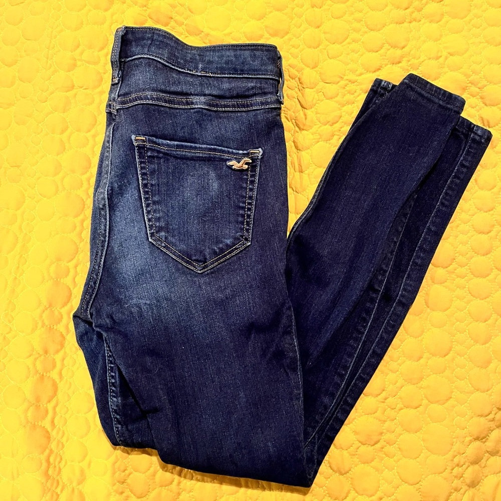 High rise skinny jeans